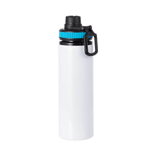 Hliníková láhev 850 ml - modrý uzávěr